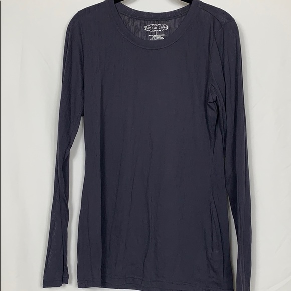 Maurice’s grey thin long sleeved tee shirt size Lg - Picture 1 of 5